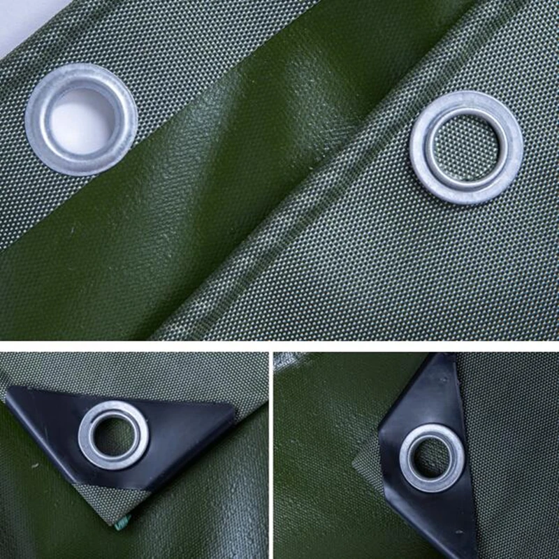 Thicken Canvas Raincloth Tarpaulin 1*1M Truck Industrial Canopy Tarp Outdoor Sunshade Awning Cloth Sun and Rain Cover