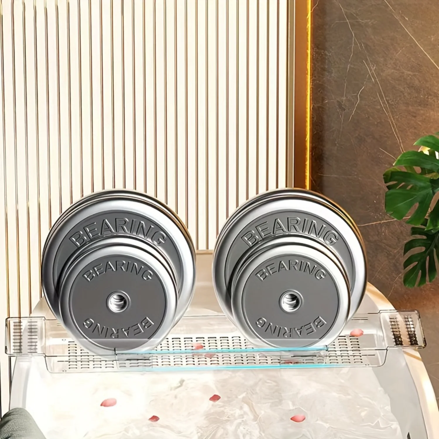 1pc Adjustable Bathtub Caddy - Easy-Glide Adjustable Arms, Stretchable Design for Custom Fit, Built-in Water Drainage System, Ru 3