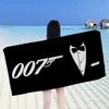 British Legend J-James B-Bond 007 Cartoon Beach Towel Cute Kawaii Room Decor Bath Girls Children Hand Towels For Bathroom Shower 4
