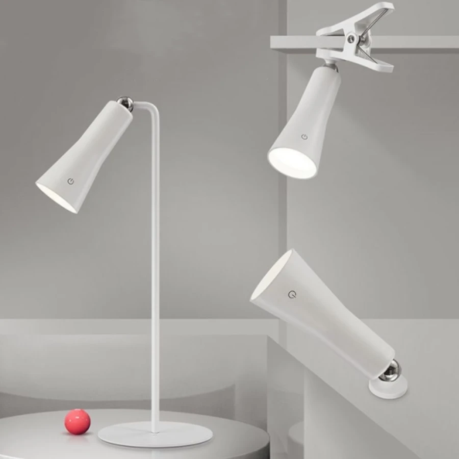 

Modern Multi-Function 3 in 1 Magnetic Rechargeable Eye Protection Touch Control 3 Brightness LED battery Lamp for hotel home