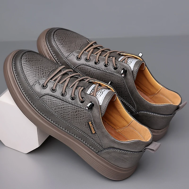 

Мужские повседневные туфли в стиле ретро, износостойкие удобные туфли на нескользящей мягкой подошве, весна 2023