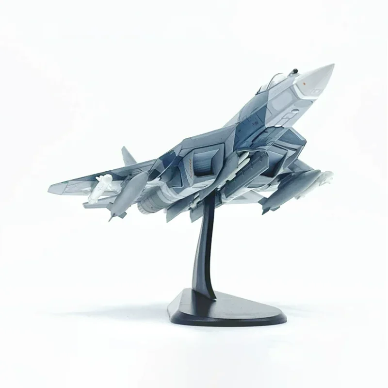 다이캐스트 금속 합금 1/100 스케일 러시아 Su 57 SU57 전투기 비행기 항공기 복제 모델 Su-57 비행기 모델 장난감 컬렉션