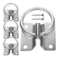 4 Pcs Horse Tie Ring Sturdy Cross Lead Ring Blocker Bolt Stable Supplies Training Competition Riding Halters Equine Accessories 1