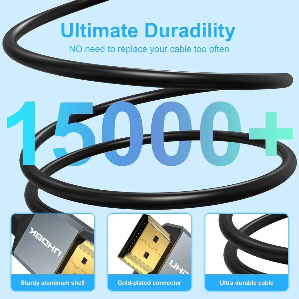 SKW Cavo HDMI 2.1 6m, 8K@4K alta velocità 48Gbps hdmi cavi