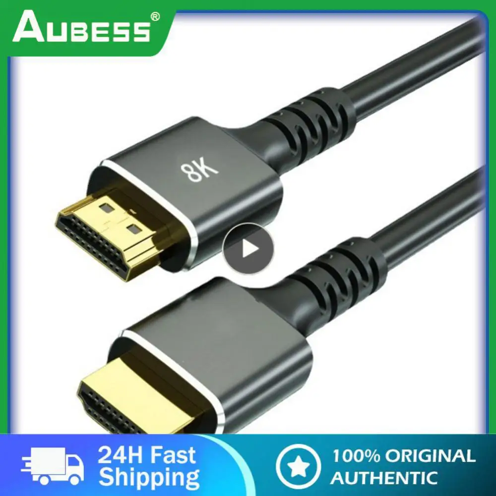 PS3 4/5 TV PC 모니터용 연결 케이블, 데이터 케이블, 8k 60Hz, 4K 120Hz 버전 2.1, 48Gbps