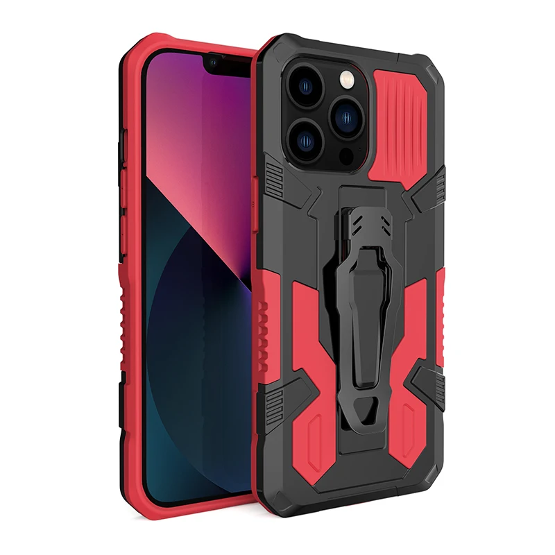Advanced Shockproof Armor Phone Case with Back Clip Protection