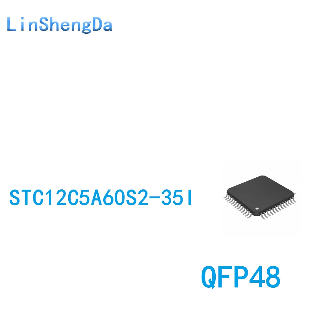 

10 шт. STC12C5A60S2-35I-LQFP48G STC микроконтроллер LQFP48