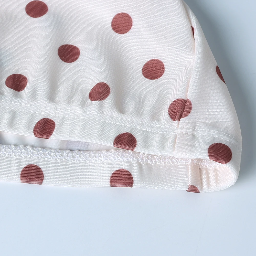 1-7Y Sommer Kinder Mädchen Badeanzüge + Hut Kleidung Kleinkind Mädchen Bademode Nette Print Baby Bikini Split Badeanzug Urlaub Schwimmen – Detail 6