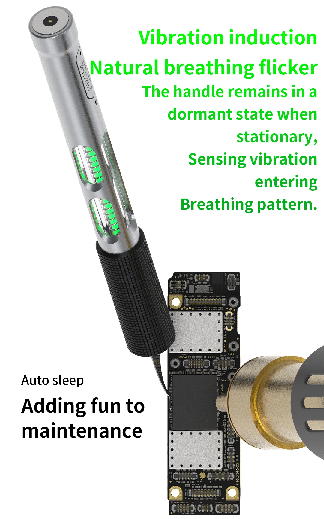 MECHANIC LED Repair Tool Holder with Magnetic Charging Vibration Induction Auto Sleep for Mobile Phone Precision Repair Tools 4