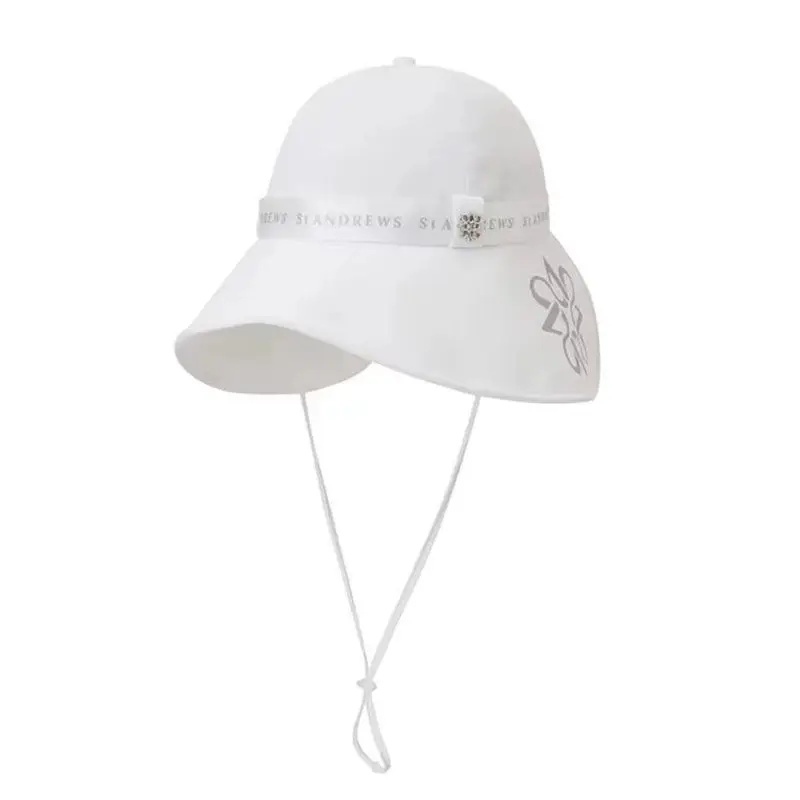 ST ANDREWS 2024 New Women's Golf Cap Sports Sunscreen Sunshade Breathable Dome Bucket Hat 5