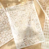Journal GO 34pcs Creative Hallowed out Material Paperss DIY Photo Album Collage Journalling Scrapbooking Background Paper 5