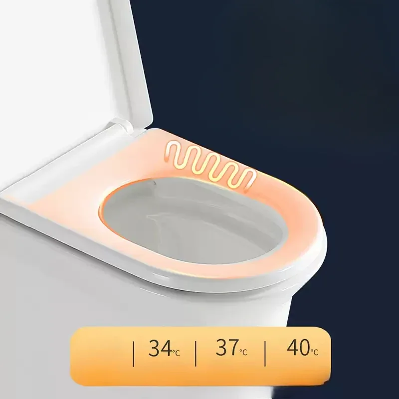 Heated Toilet Seat 4-Level Adjustable Temperature Leakproof Toilet Lid Waterproof U/V Seat Cushion Antibacterial toilet seat cover,toilet seat accessories