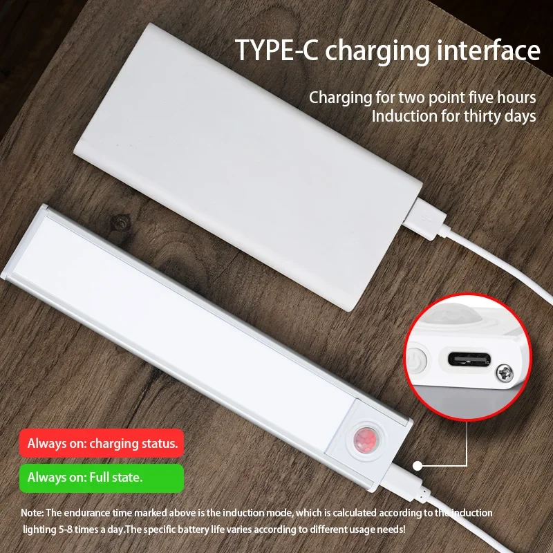 รูปสินค้า ไฟ LED บาร์พกพา แสงสว่างอัจฉริยะ USB-C