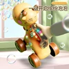 Bubble Machine Outdoor Hand Pushed Electric Light Bubble Toy New Fun Kids Cartoon Hand Push Walking Deer Toy Gift 3