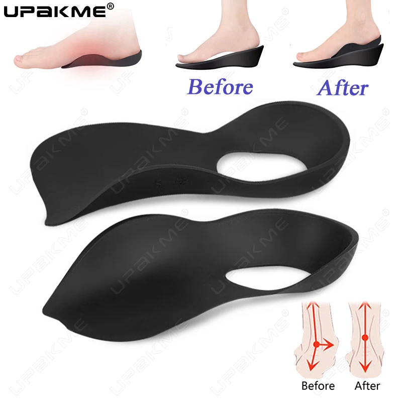 Flat Feet Correction Heel Foot Pain Arch Support Shoe Insoles Sole