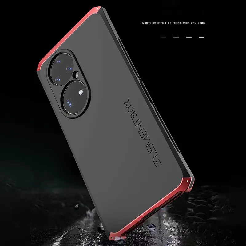 Dropshipping 360 Antifall Metal Frame PC Case For Huawei Mate 60 50 40 P50 P60 Pro Nova 12 11 10 9 Pro 8 SE CASE CProtect Cover
