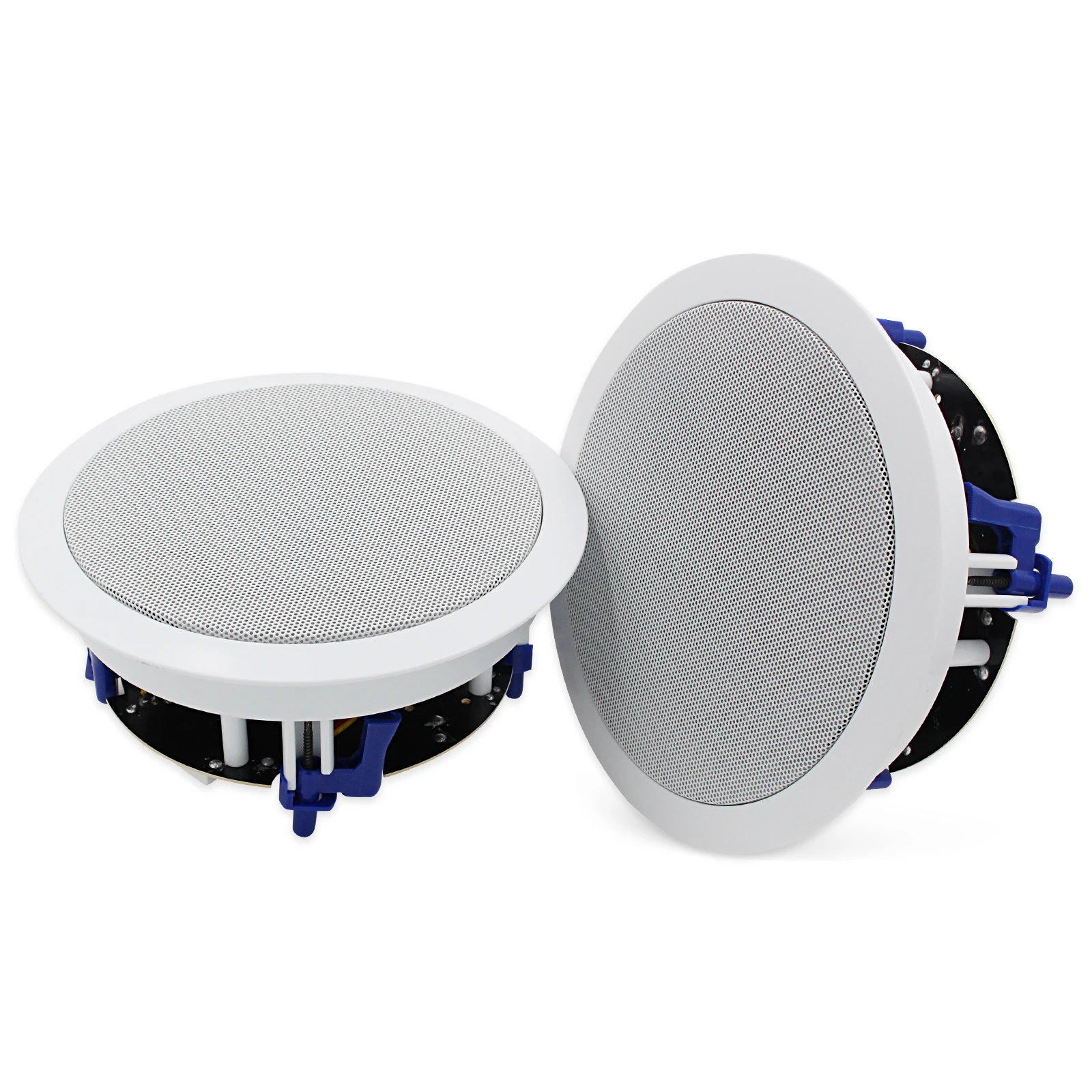 

Herdio Passive Ceiling Speakers 6.5‘’ 320W 2-Way Round Flush Mount Speakers Perfect For Home Theater Living Room Bathroom Pair