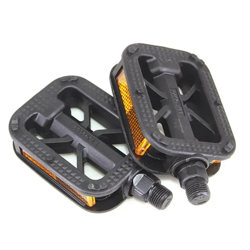 

Bicycle Pedals Ultralight Flat Platform Bike Pedals for Mountain Bike 9/16 Inch 1/2 Inch Cycling Sealed DU Bearing Pedals