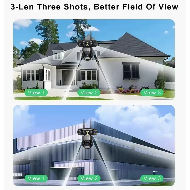 three lens 4g camera v380pro
