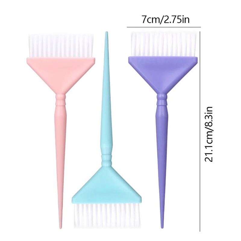 1Pcs Hair Dye Brush Hair Coloring Applicator Brush Fluffy Hairdressing Comb Barber Tools Salon Hair Styling Accessories