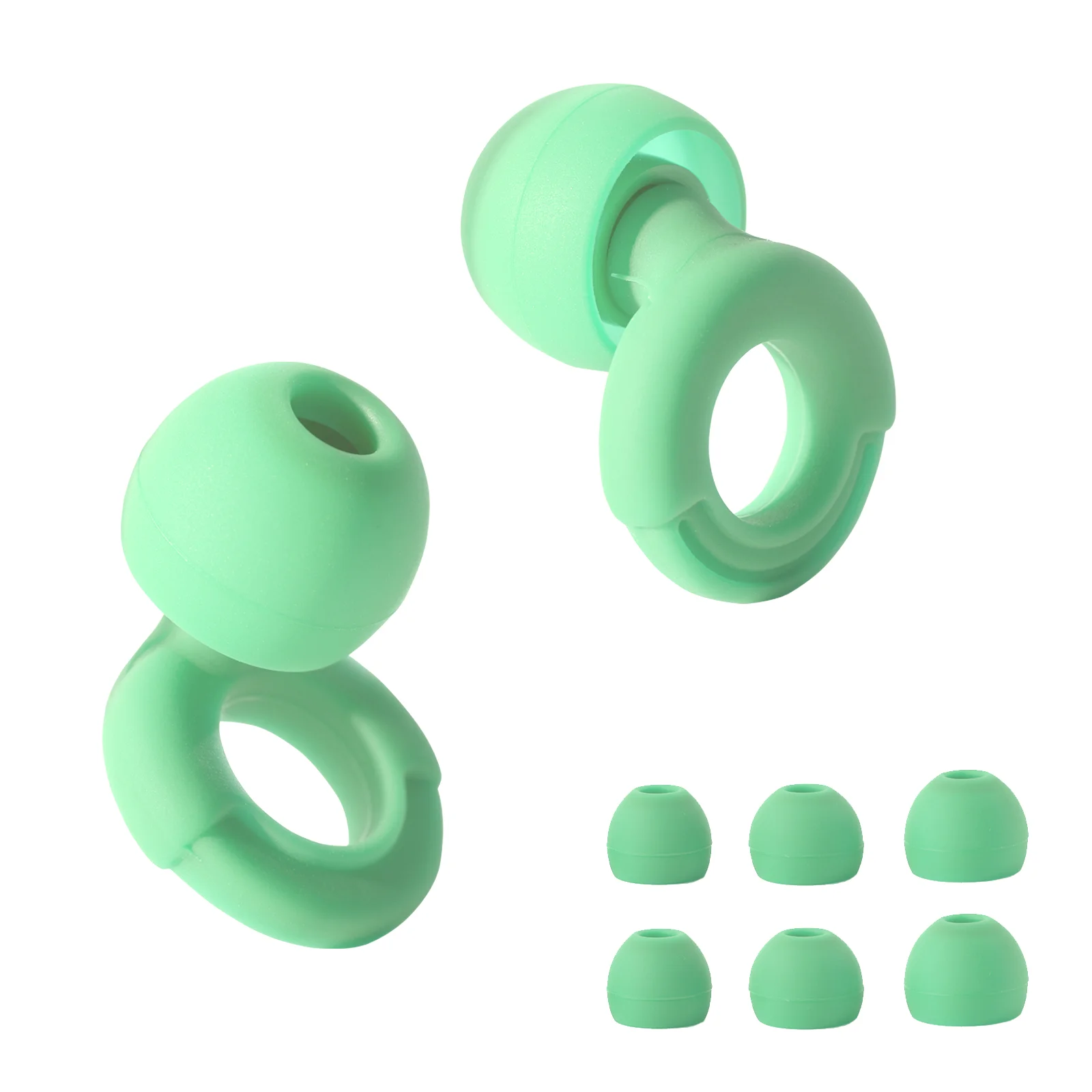 HUAK Super Soft Reusable Noise Reduction Ear Plugs – Ideal for Sleep, Swimming, and Work