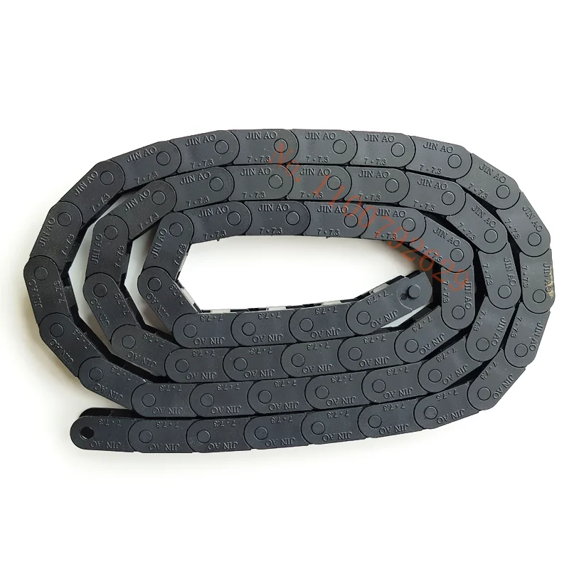 DZGG Transmission Chains Bridge Not open form inner size 10x15mm 10x20mm 10x30mm 1meter Plastic Towline Cable Drag Chain