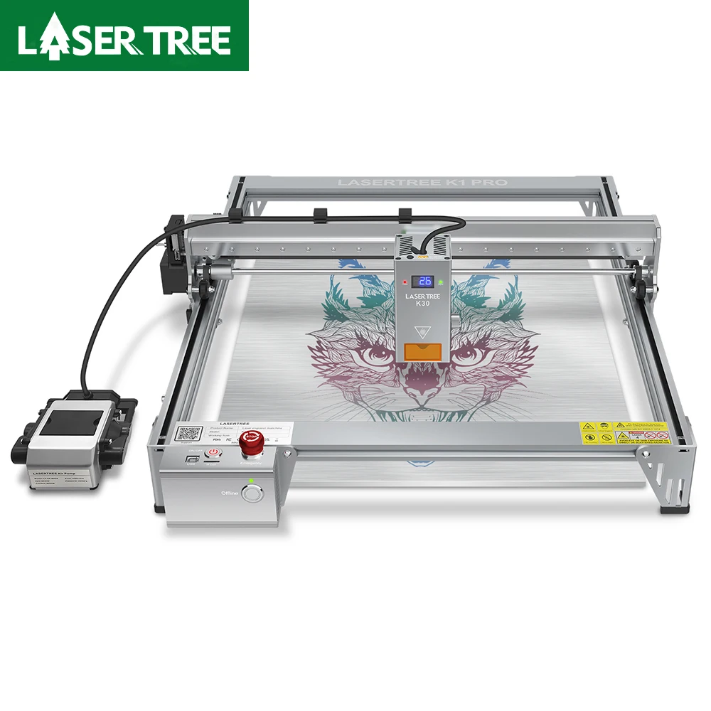 

LASER TREE K1PRO Laser Engraving Machine with 30W Optical Power 6 Diode Module Laser Engraver Cutter Wood DIY Tools