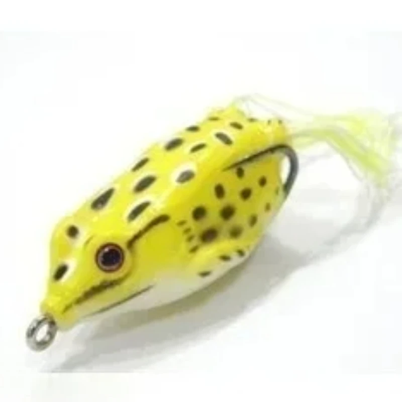 Simulated Toad Frog Soft Fish Bait Comes with Tassels To Mimic