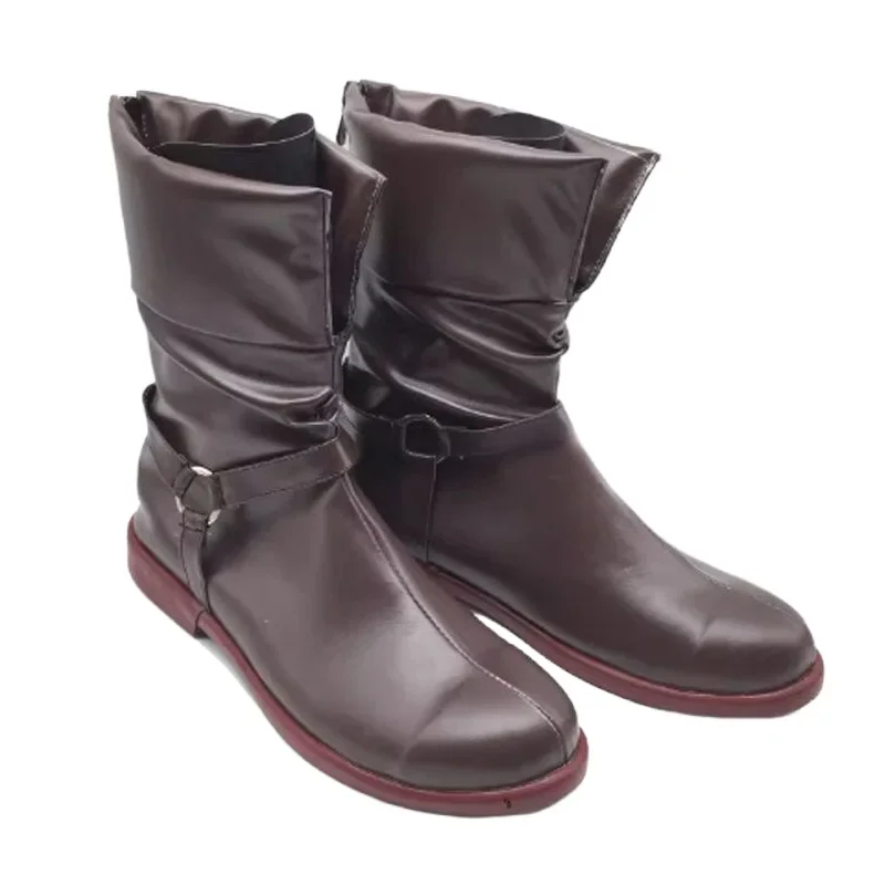 Fullmetal Alchemist-Inspired Edward Elric Military Boots Cosplay for Unisex
