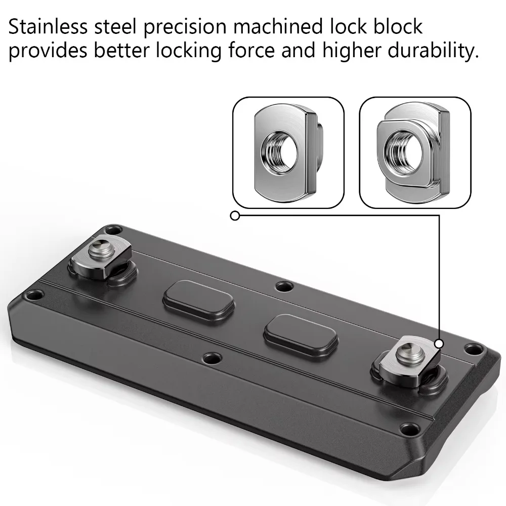 Tripod Adapter Mount Camera Tripod Adapter WEYLLAN M-LOK Arca Rail Tripod Mount Adapter Bipod Arca-Swiss/RRS Dovetail Hunting For Bipod Tripod Ballhead Quick Release Plate