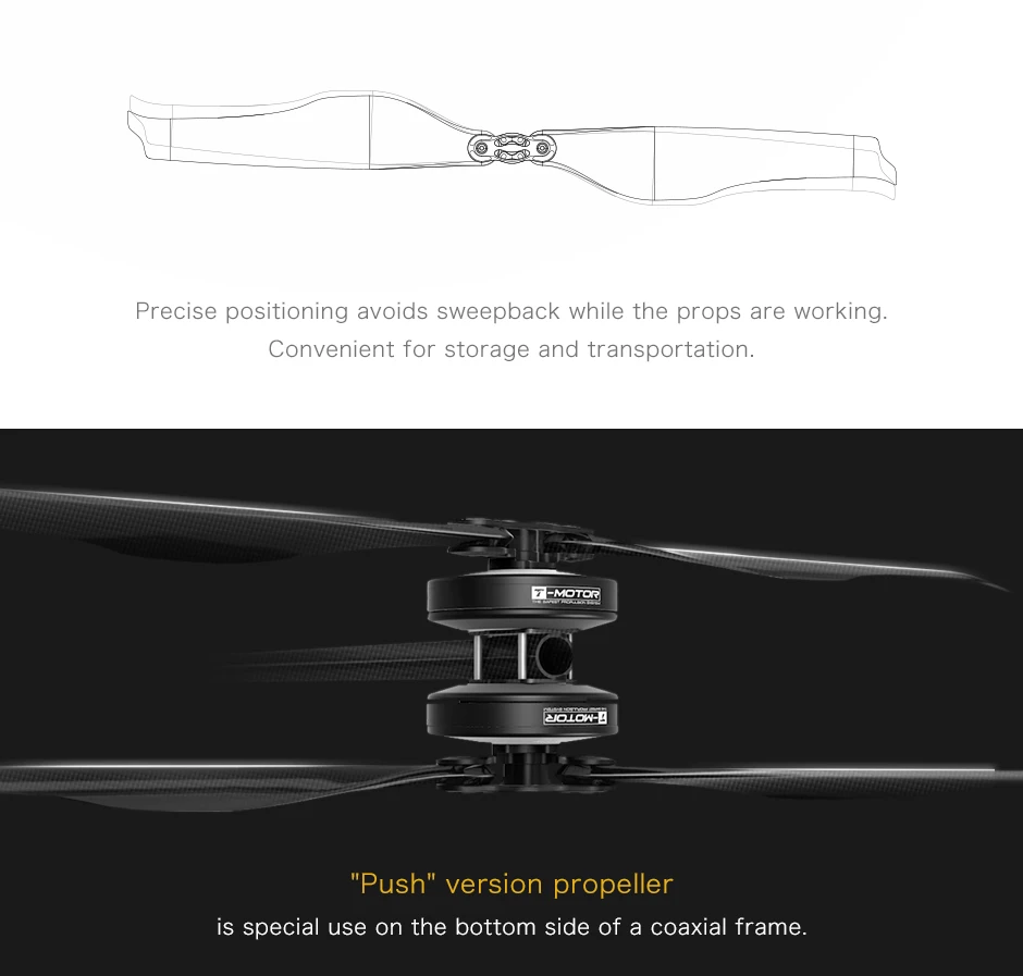 T-motor FA36.2*11.8 CF Foldable Propeller - 2PCS/PAIR Prop For Multi-rotor Aircraft Copter RC Drones UAV 8