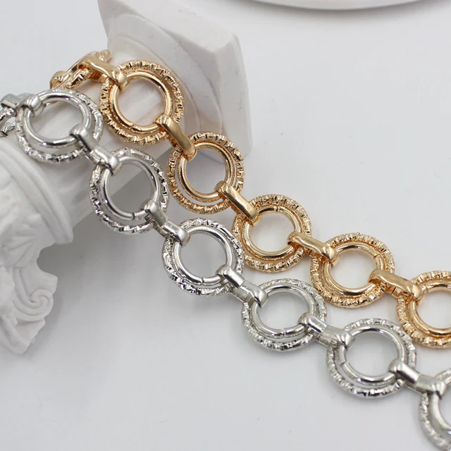 Fashion Circle Metal Waist Chain Belt