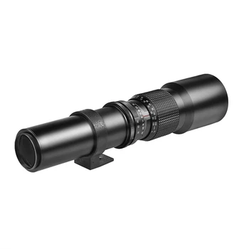 VLOGMAGIC Obiettivo Teleobiettivo 500mm f/8.0 con Adattatore T-mount per Fotocamere Canon Nikon Sony Leica