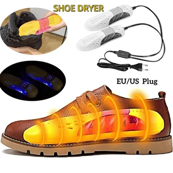 Boots Electric Shoes Dryer Deodorizer with Heat Dehumidifier Device Foot Warmer Heater Eliminate Odor UV Shoe Drying Household