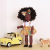 One Piece 14 Inch American African Black Doll with Curly Hair - Perfect Gift for Girls on Birthday - Full Set Included 4