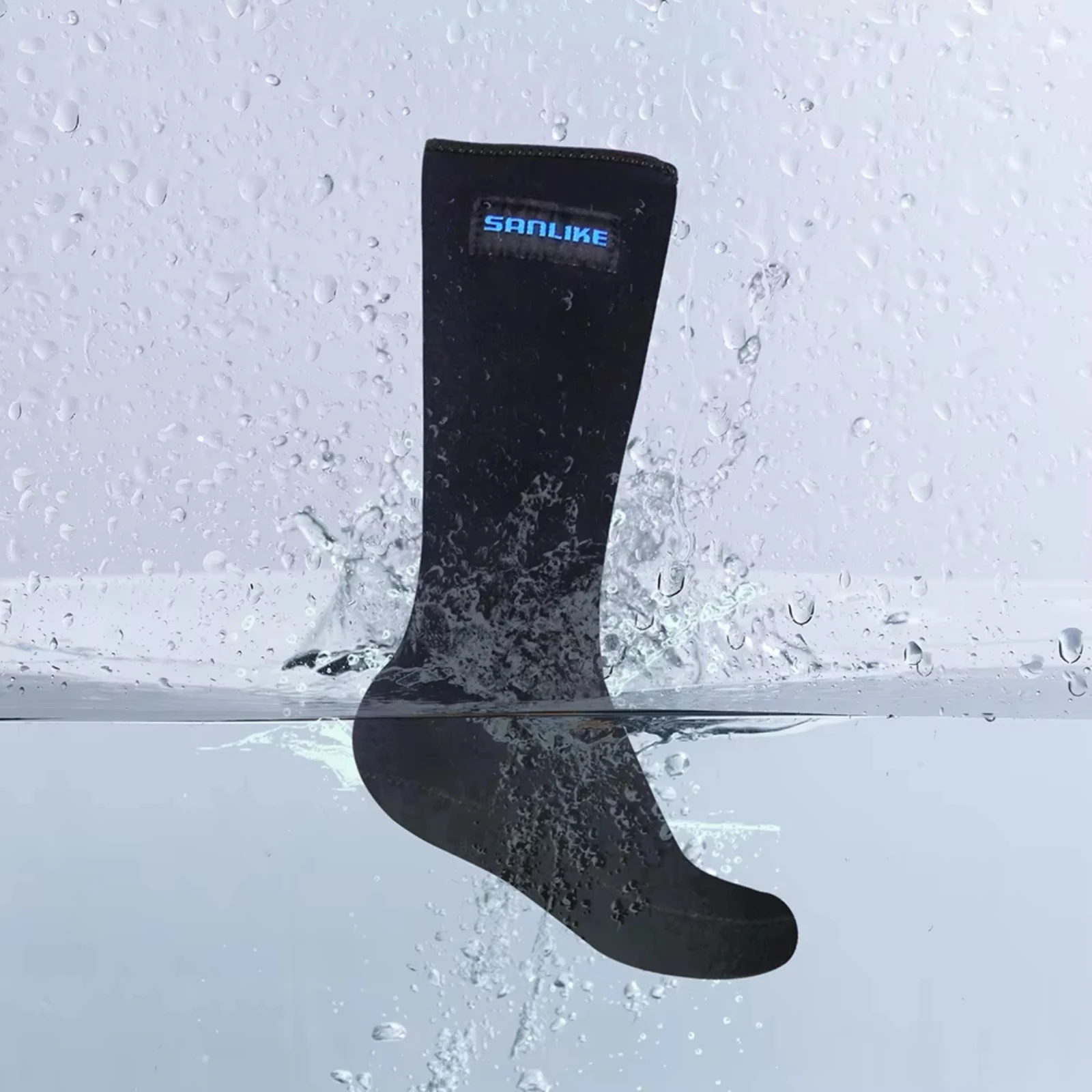 SANLIKE Black Incomplete Waterproof Socks Ventilation Neoprene Socks Boots For Diving Skiing Surfing Fishing Tool Accessories