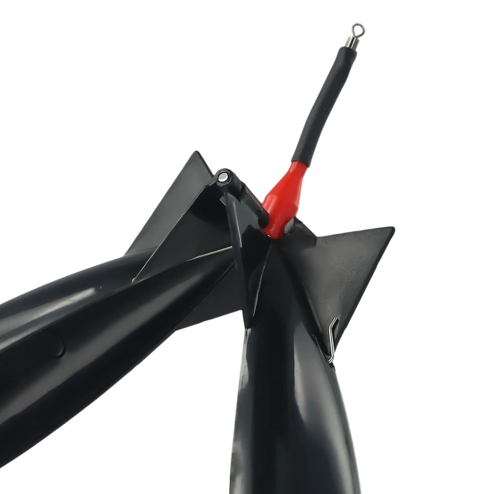 Fishing Feeder Fishing Rocket Feeder Carp Fishing Rocket Feeder Spod Bomb Float Lure Bait Holder Pellet Black Accessory
