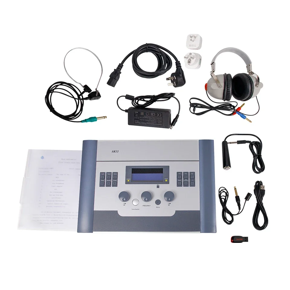 

LK-225 LCD Digital Audiometer Diagnostic Medical Pure Tone Audiometer For Hearing Test