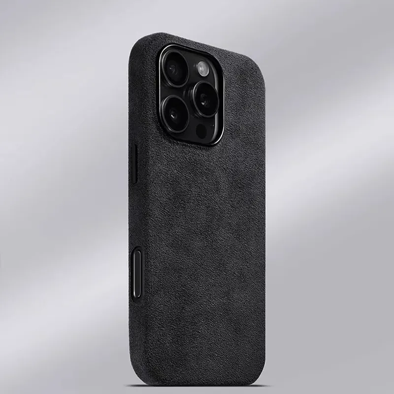 Premium Italian Suede Magnetic Luxury Flip Case - Supercar Inspired Leather Finish
