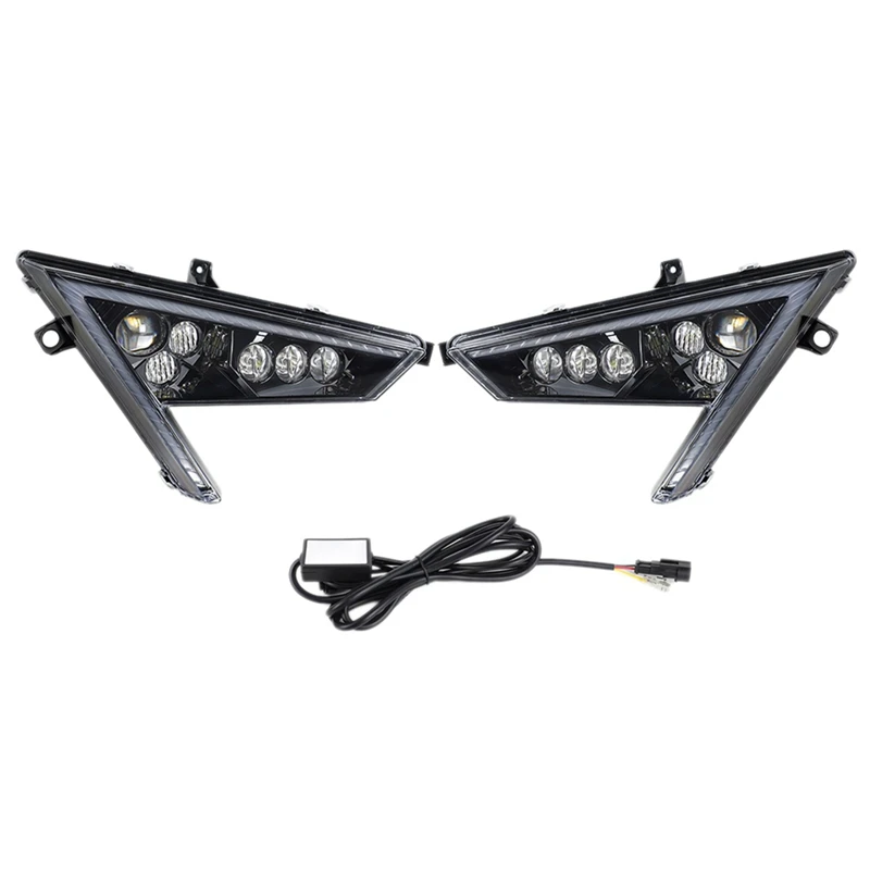 

Motorcycle Modified RGB Fantasy Headlights For Polaris Headlights For Polaris RZR Pro XP 2020-2021 2414538 2414539 Accessories