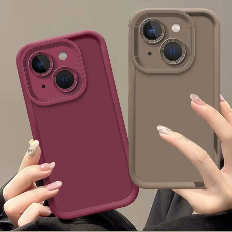 Matte Anti-Drop Soft Protective Phone Case - Full Package Coverage