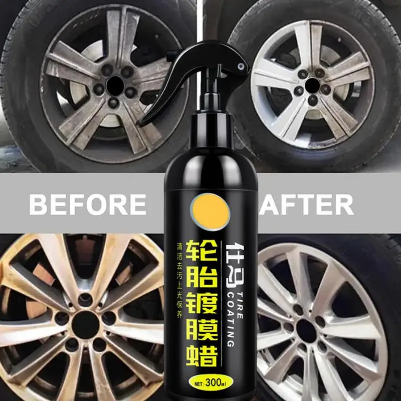 S22 Car Tire Shine Coating Long Lasting Tyre Refurbishing Agent Cleaner  Tool Kit