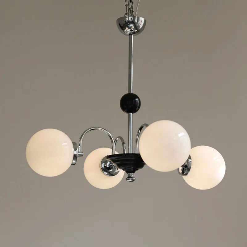 

Medieval chandelier French living room dining bedroom cloak magic bean lamp Nordic all copper American Bauhaus chandelier