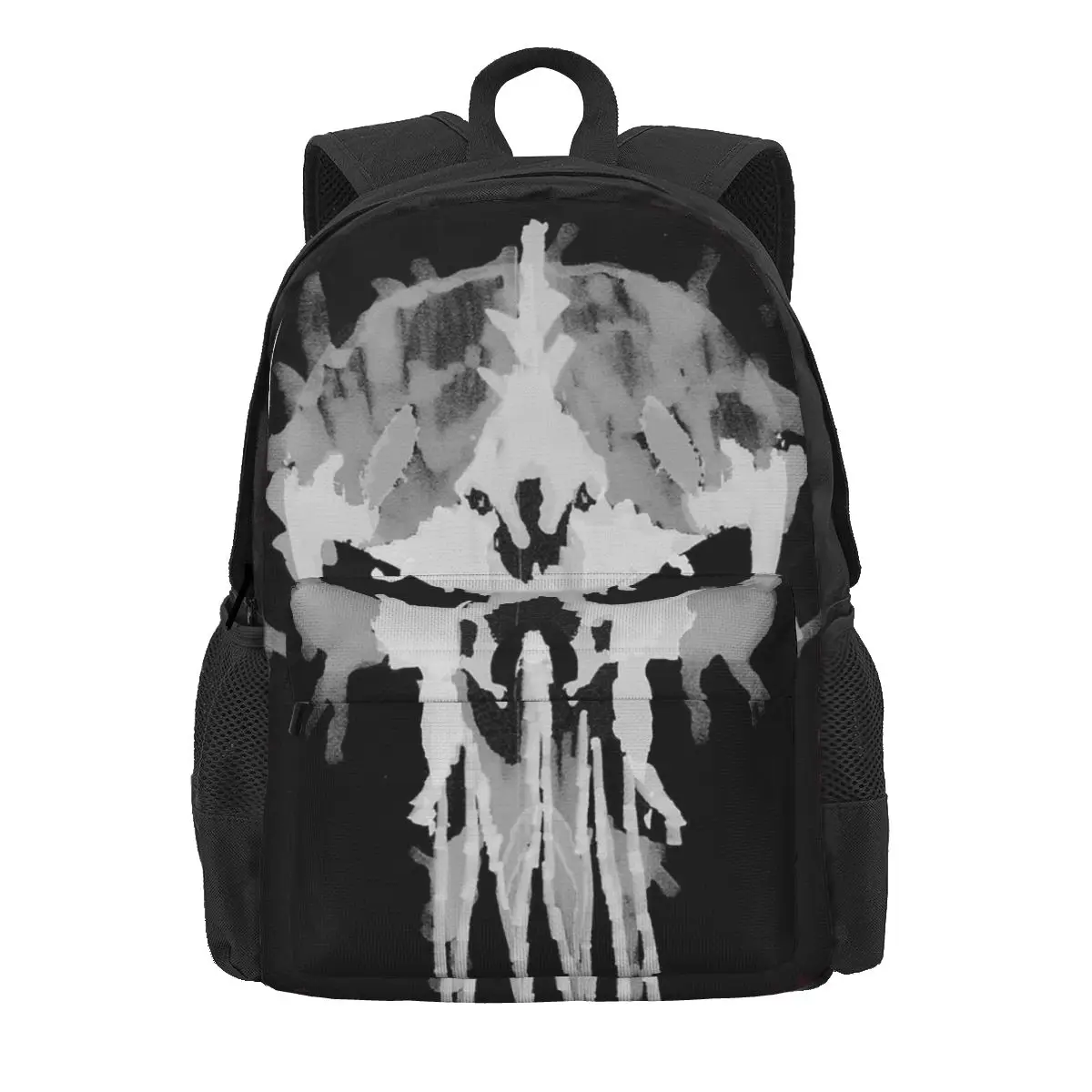 

Женский рюкзак с черепом в стиле панк-рок Music, школьная сумка с 3D принтом для студентов, рюкзак для ноутбука, вместительный полиэстеровый рюкзак для мальчиков и девочек