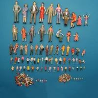 WJDG model 1:200 scale train building people Painted Model Train Passenger People Figures Scale 1
