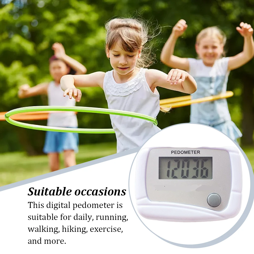 Contapassi casuale Mini colore portatile con Clip LCD Walking escursionismo contapassi strumento di conteggio Tracker Fitness all'aperto