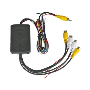 DIYKIT 4 telecamere in 1 scatola convertitore canale combinatore immagine controllo video per sistema di guida auto Vista anteriore posteriore sinistra destra