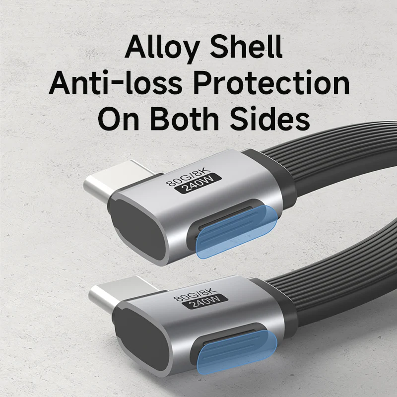 Hagibis USB C to USB C Cable Short 90 Degree Right Angle Type-C Fast Charging Cord L Shape for iPhone 17 Laptop Switch Samsung