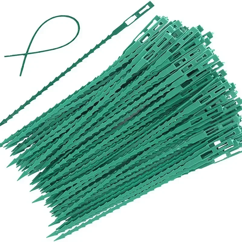Adjustable Reusable Garden Cable Ties for Plant Support and Organization