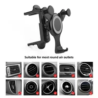 Support de sortie d'air rond de voiture pour téléphone portable support de voiture universel support de sortie d'air rond pour téléphone 5
